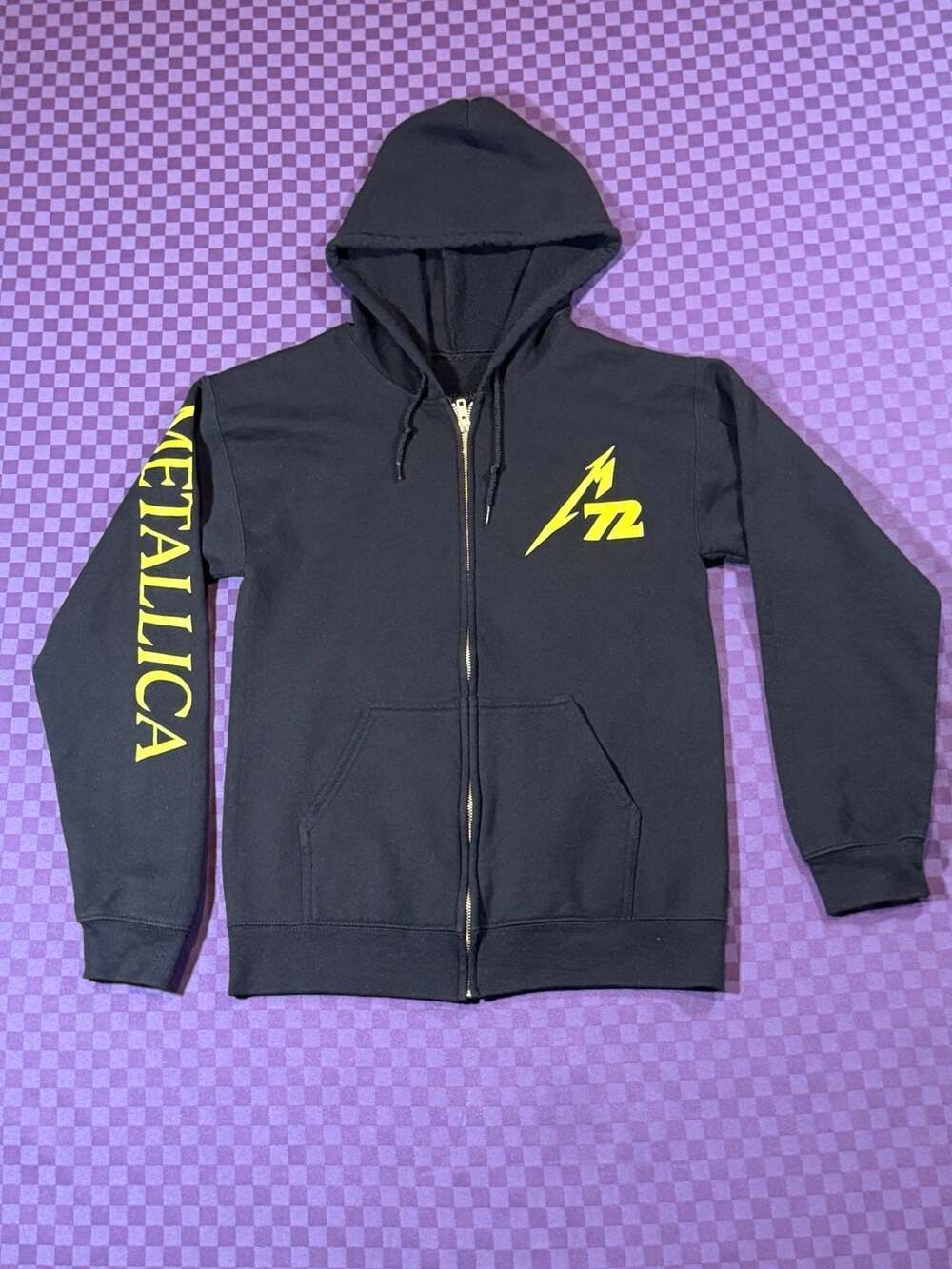 Metallica 72 Seasons Tour Logo Full-Zip Black Hoodie